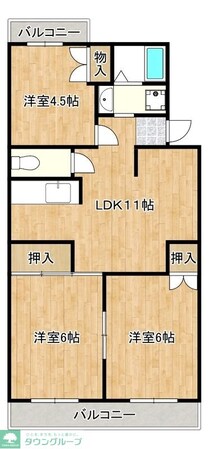 エーデルワイスの物件間取画像
